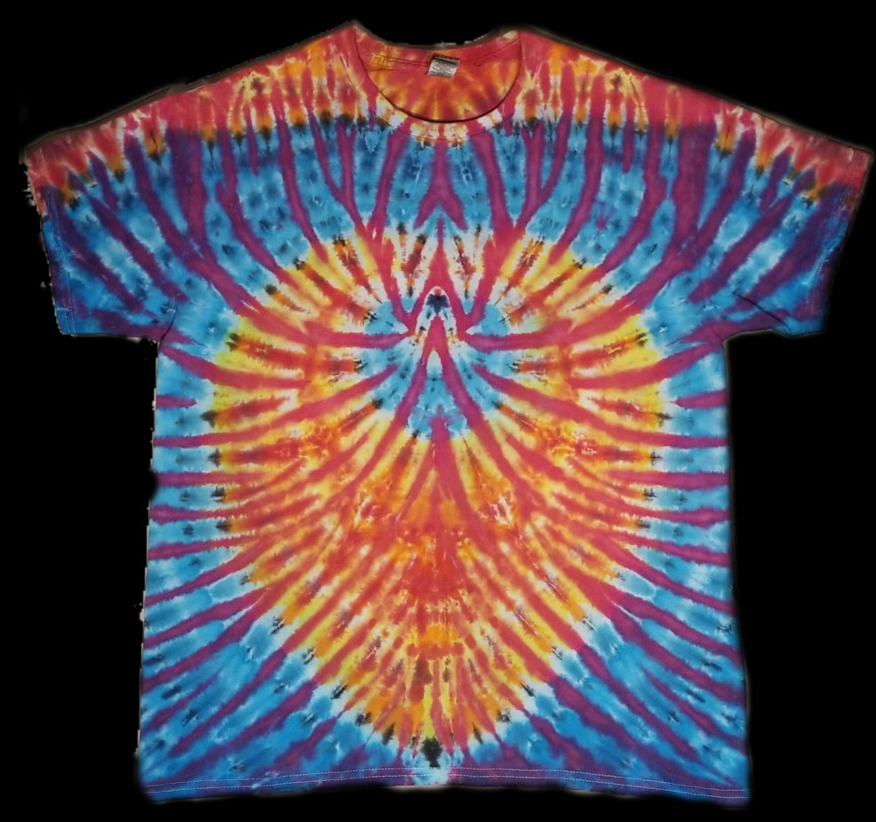 Tie dye short sleeve T-Shirt, XL