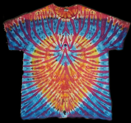 Tie dye short sleeve T-Shirt, XL