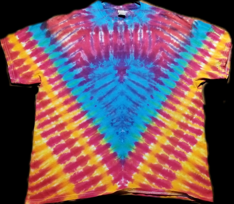 Tie Dye Short Sleeve T-Shirt, XLarge