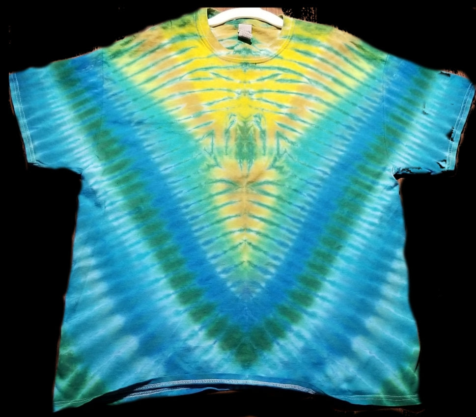 Tie Dye Short Sleeve T-Shirt, XLarge