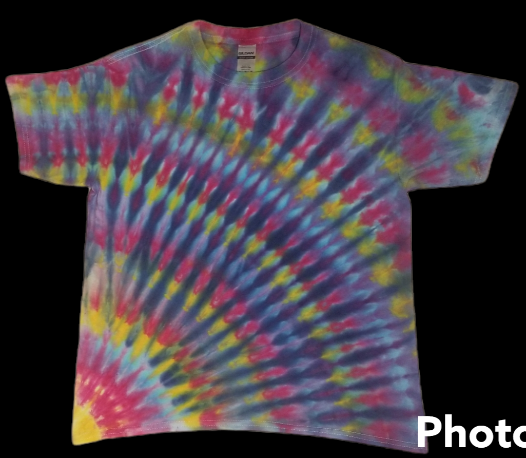 Tie die short sleeve T-Shirt, Kids Medium