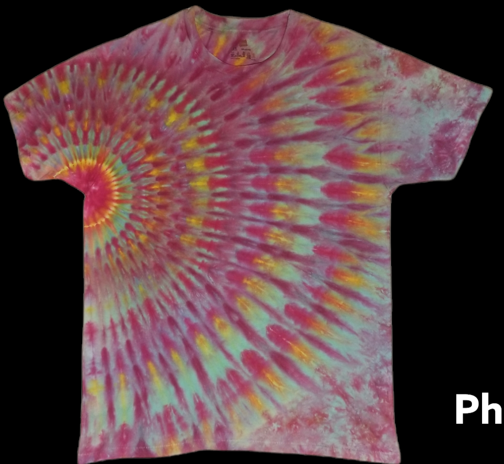 Tie dye short sleeve T-Shirt, Large