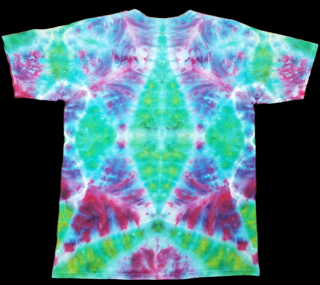 XL Front riding Mandala, Tie Dye T-Shirt