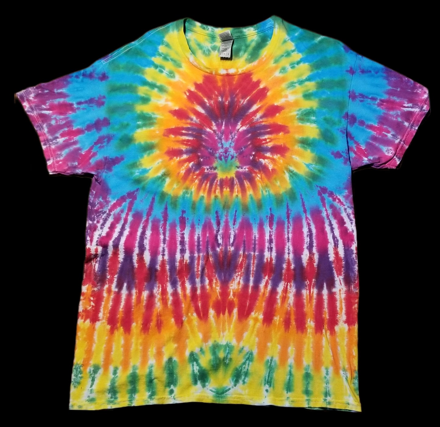 Tie Dye short sleeve T-Shirt, Large