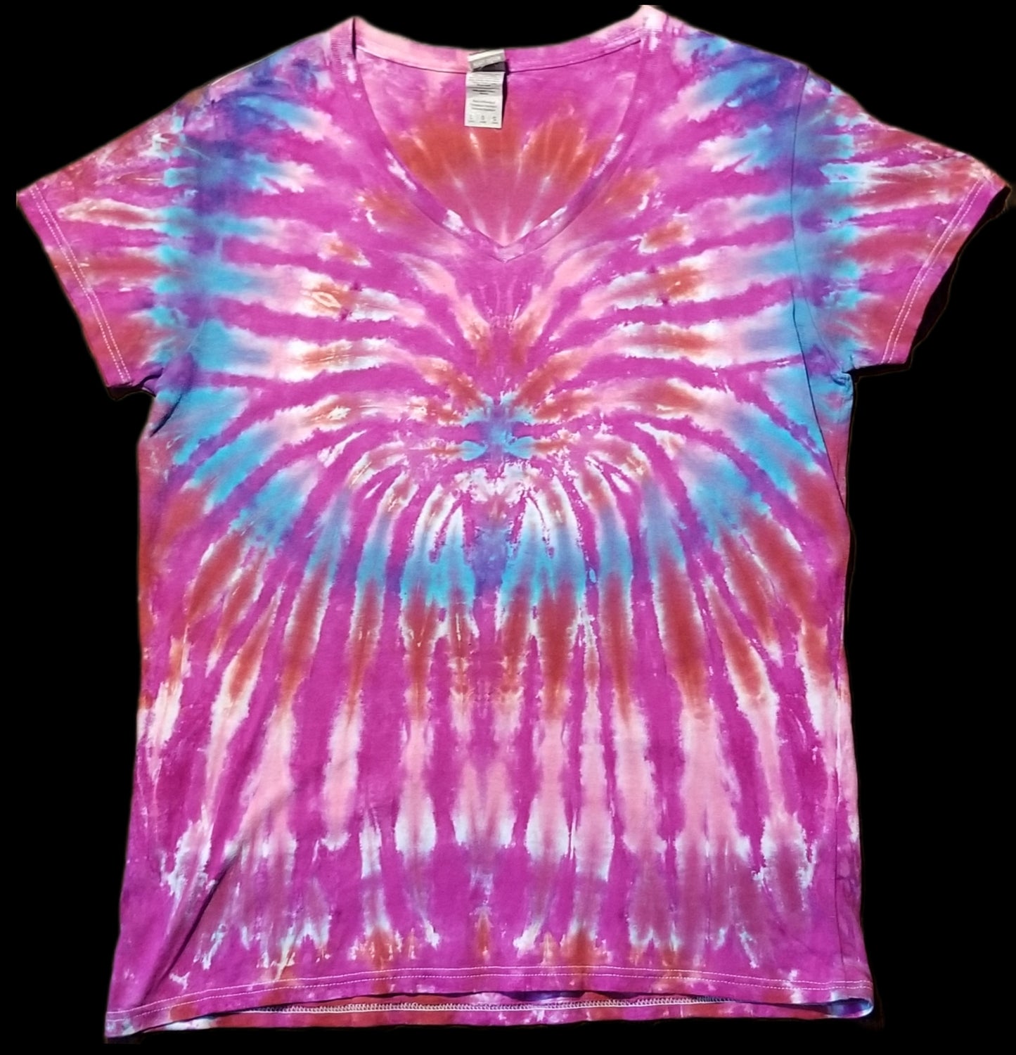 Tie Dye short sleeve T-Shirt, Large